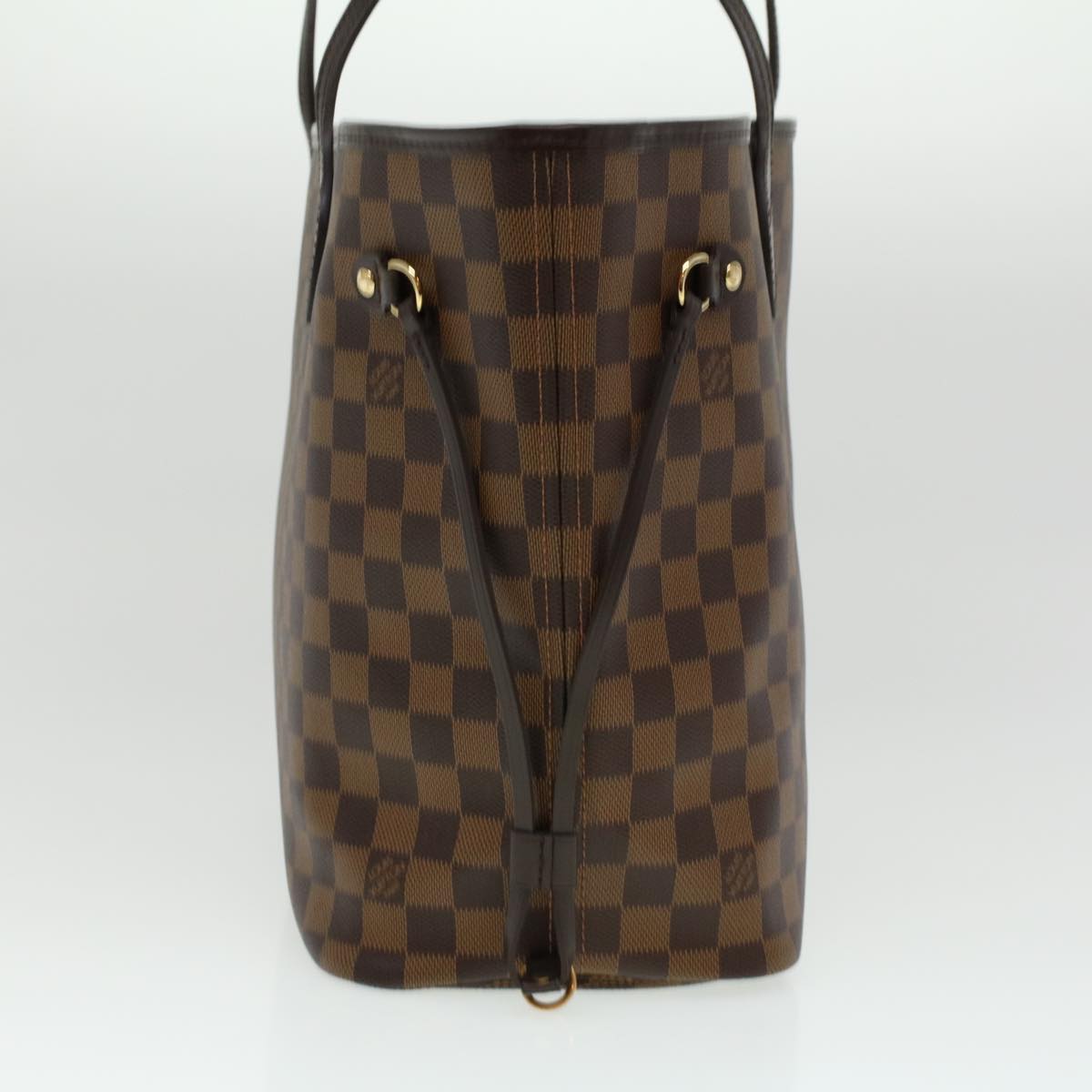 LOUIS VUITTON Damier Ebene Neverfull MM Tote Bag N51105 LV tp543A