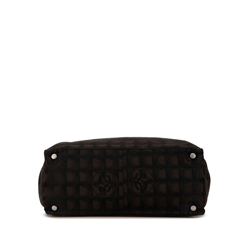 Chanel New Travel Line Nylon Leather Tote Bag