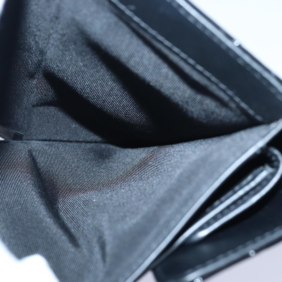 Top Quality Chanel Matelasse Long Wallet Enamel Black CC Auth yk13806A