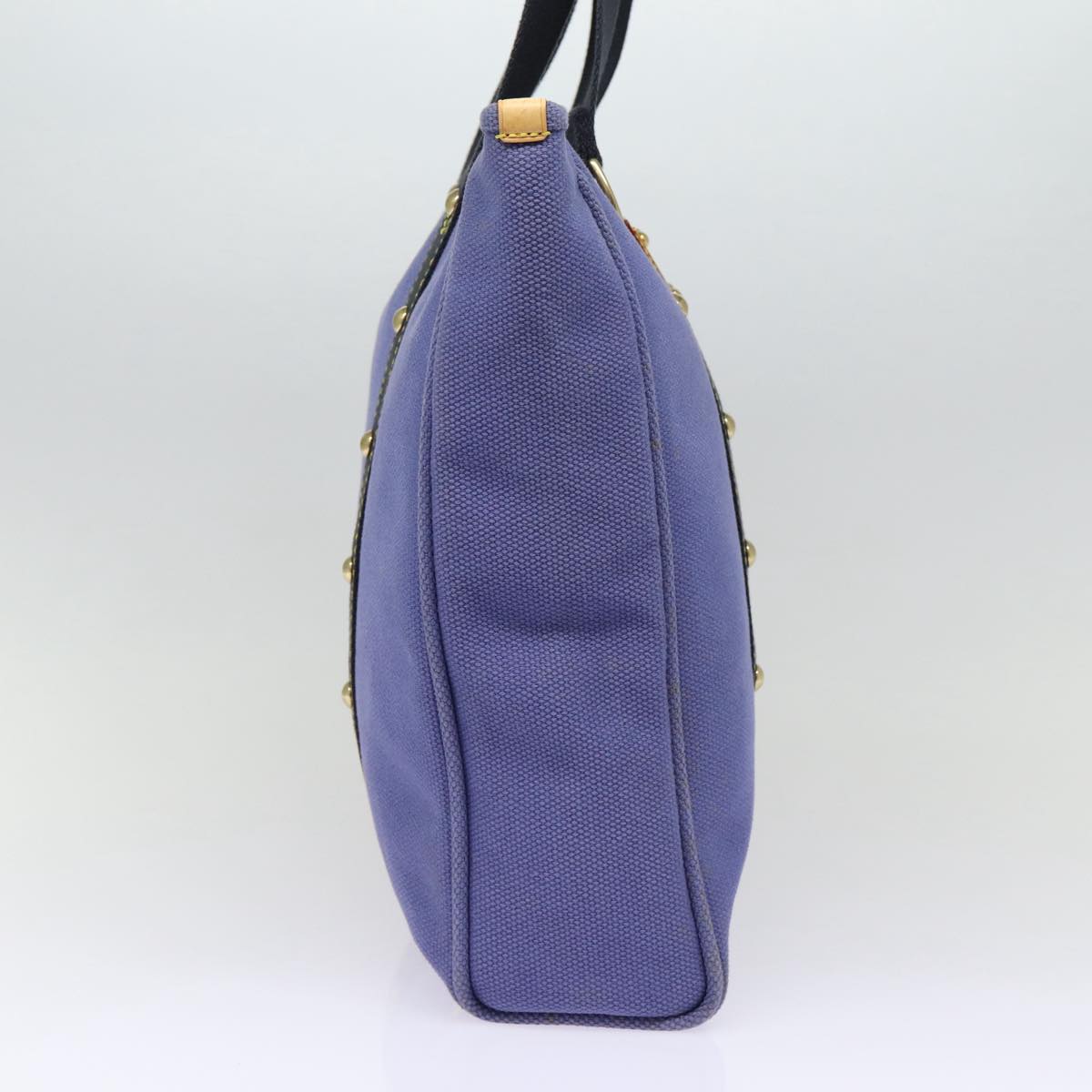 LOUIS VUITTON Antigua Cabas GM Tote Bag Navy Black M40084 LV Auth yk14375