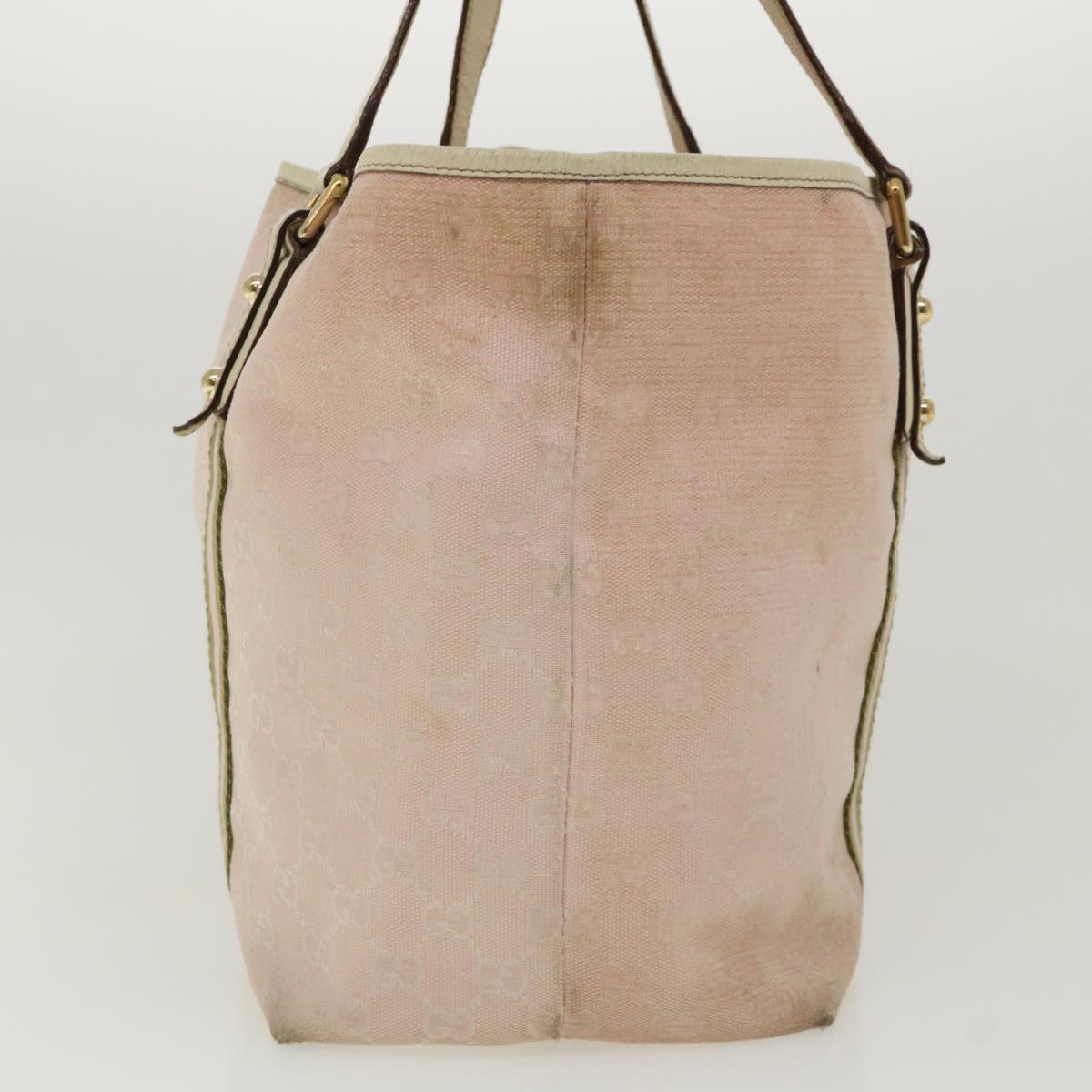 Gucci GG Canvas Sherry Line Shoulder Bag 2Set Pink Beige yk5006