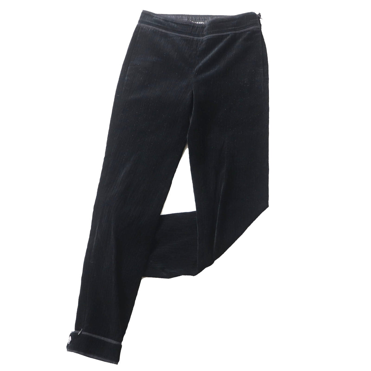 CHANEL Pants P44709 cotton black 34