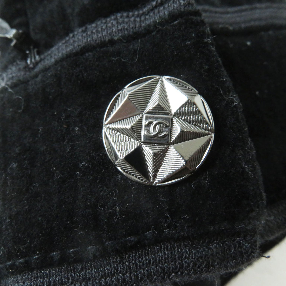 CHANEL Pants P44709 cotton black 34