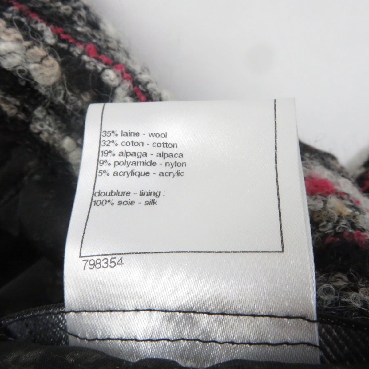 CHANEL setup P41820・P41816 wool multicolor 38