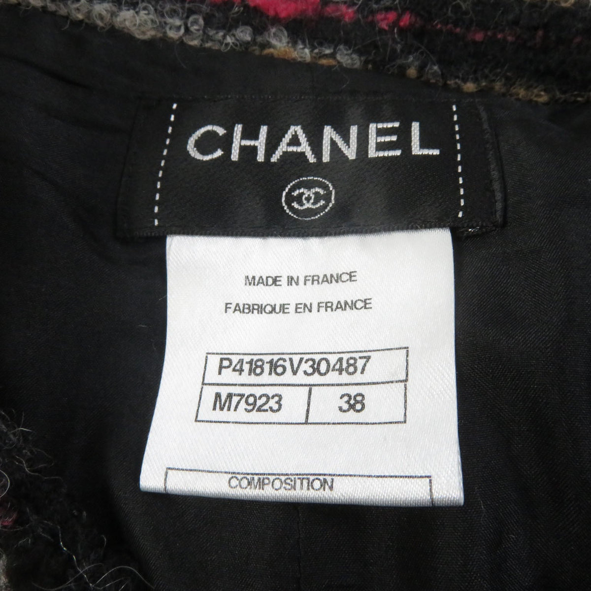 CHANEL setup P41820・P41816 wool multicolor 38