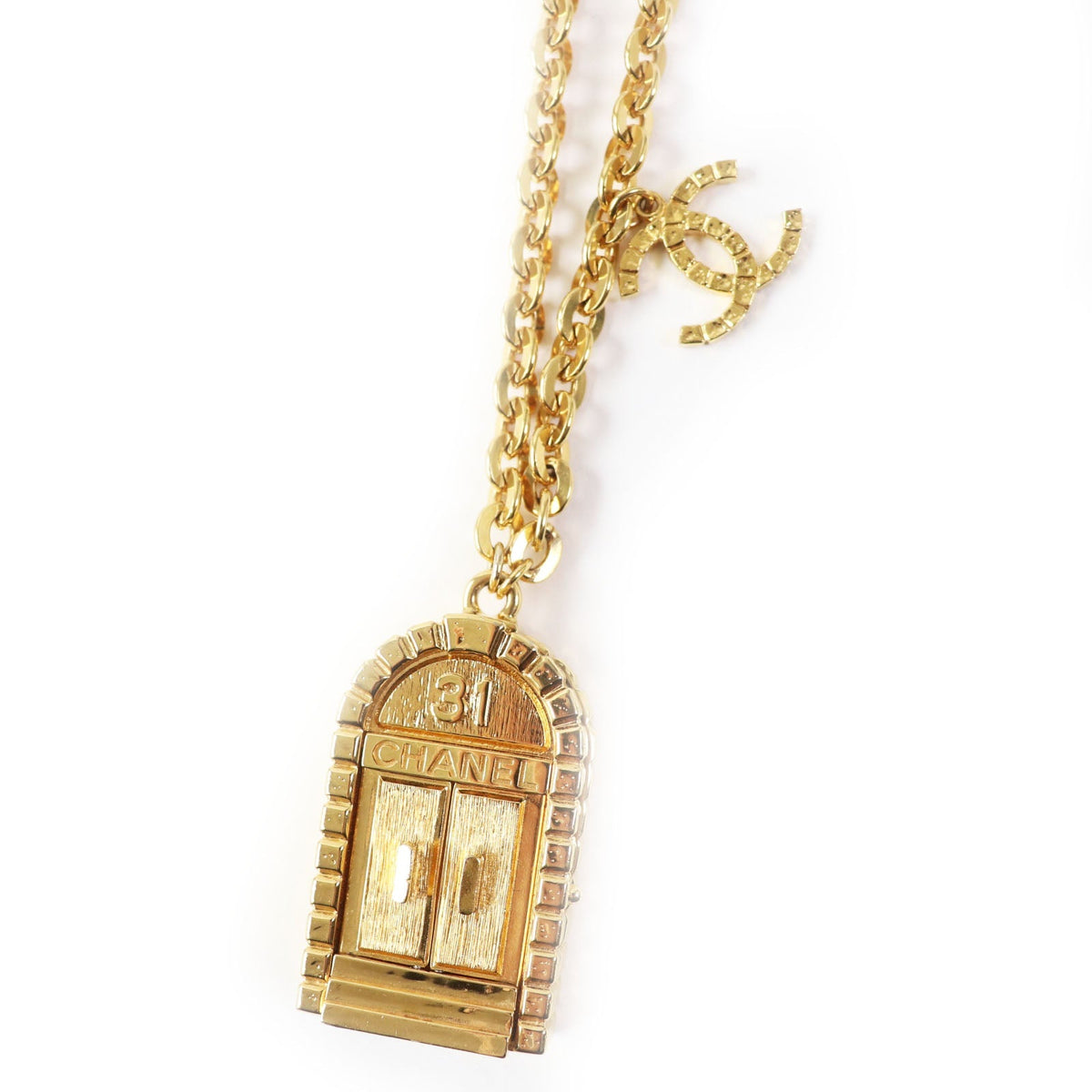 CHANEL Necklace AB8654 B22A Gold Plated gold