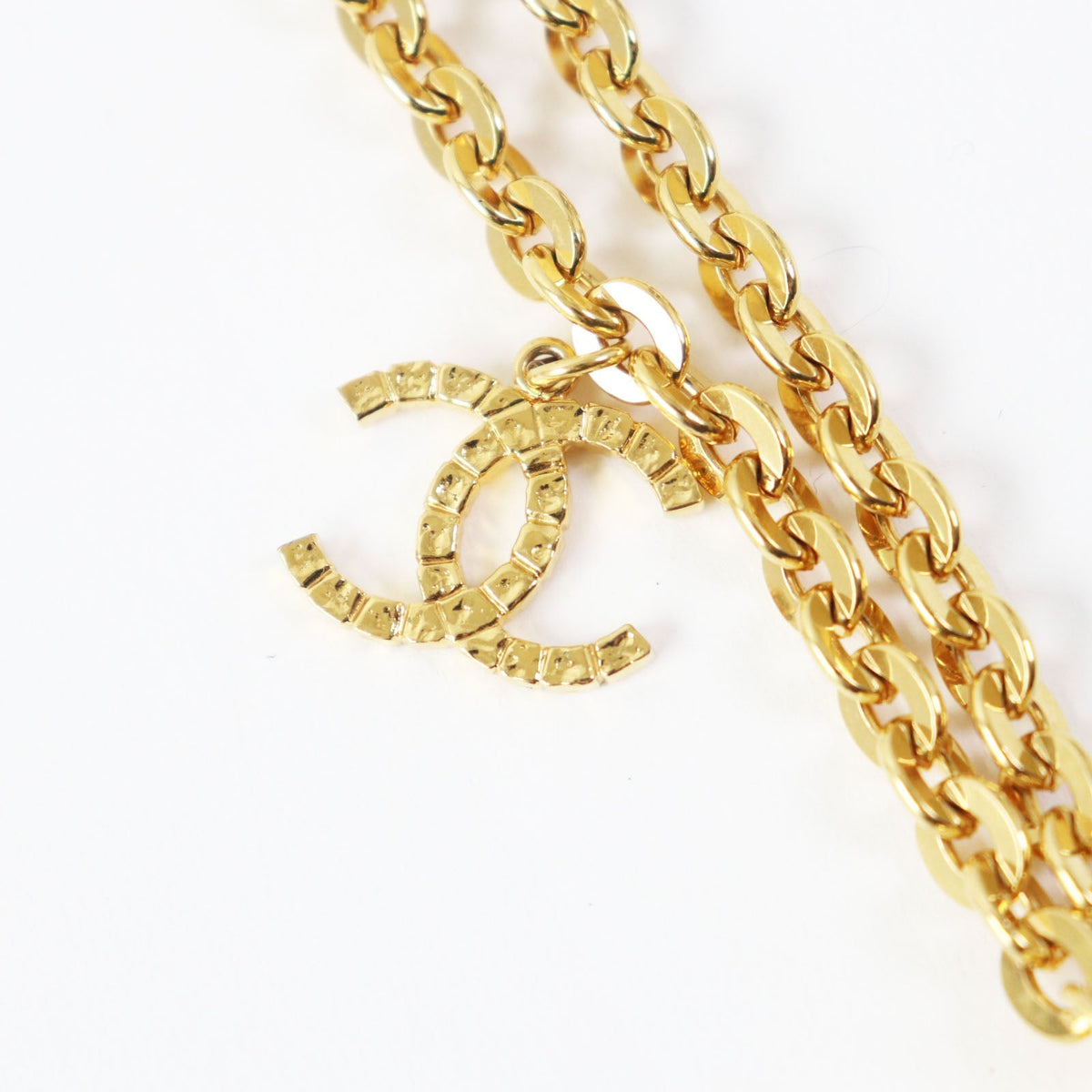 CHANEL Necklace AB8654 B22A Gold Plated gold