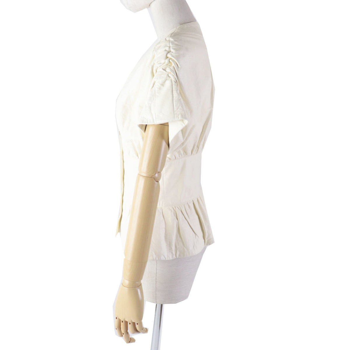 CHANEL leather jacket P60304 lambskin Ivory LA PAUSA 34