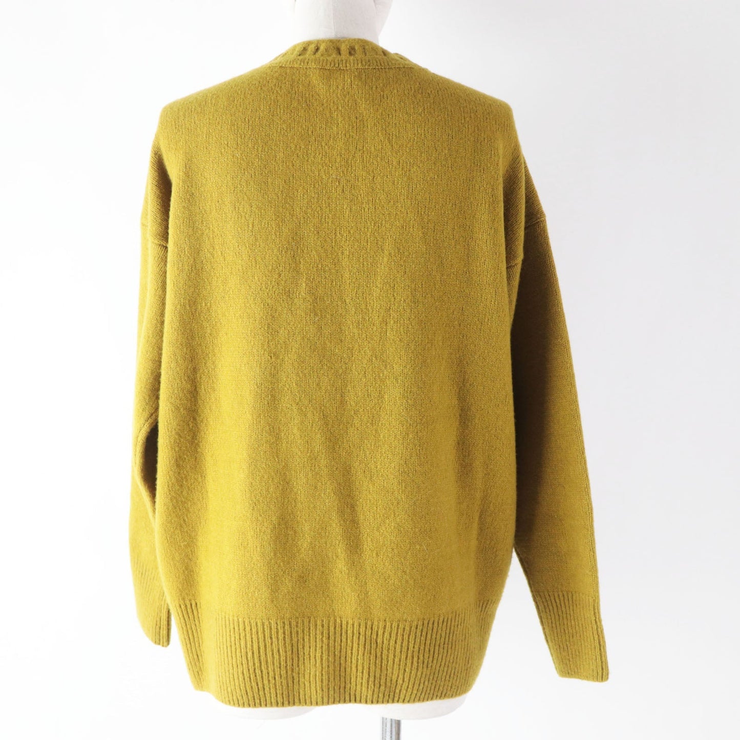 CHANEL cardigan P73835 wool Dark mustard type 36