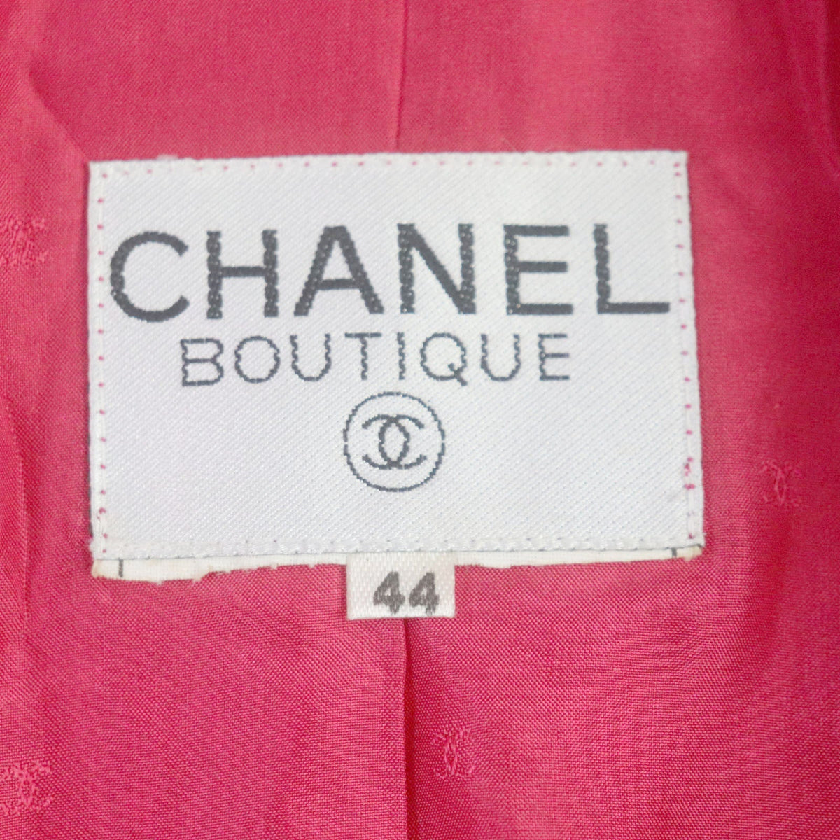 CHANEL setup Outer: 99% wool, Outer: 1% nylon, Lining: 100% silk pink Women 44 Used