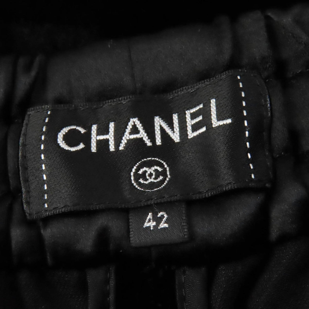 CHANEL Pants P65297 Rayon black 42