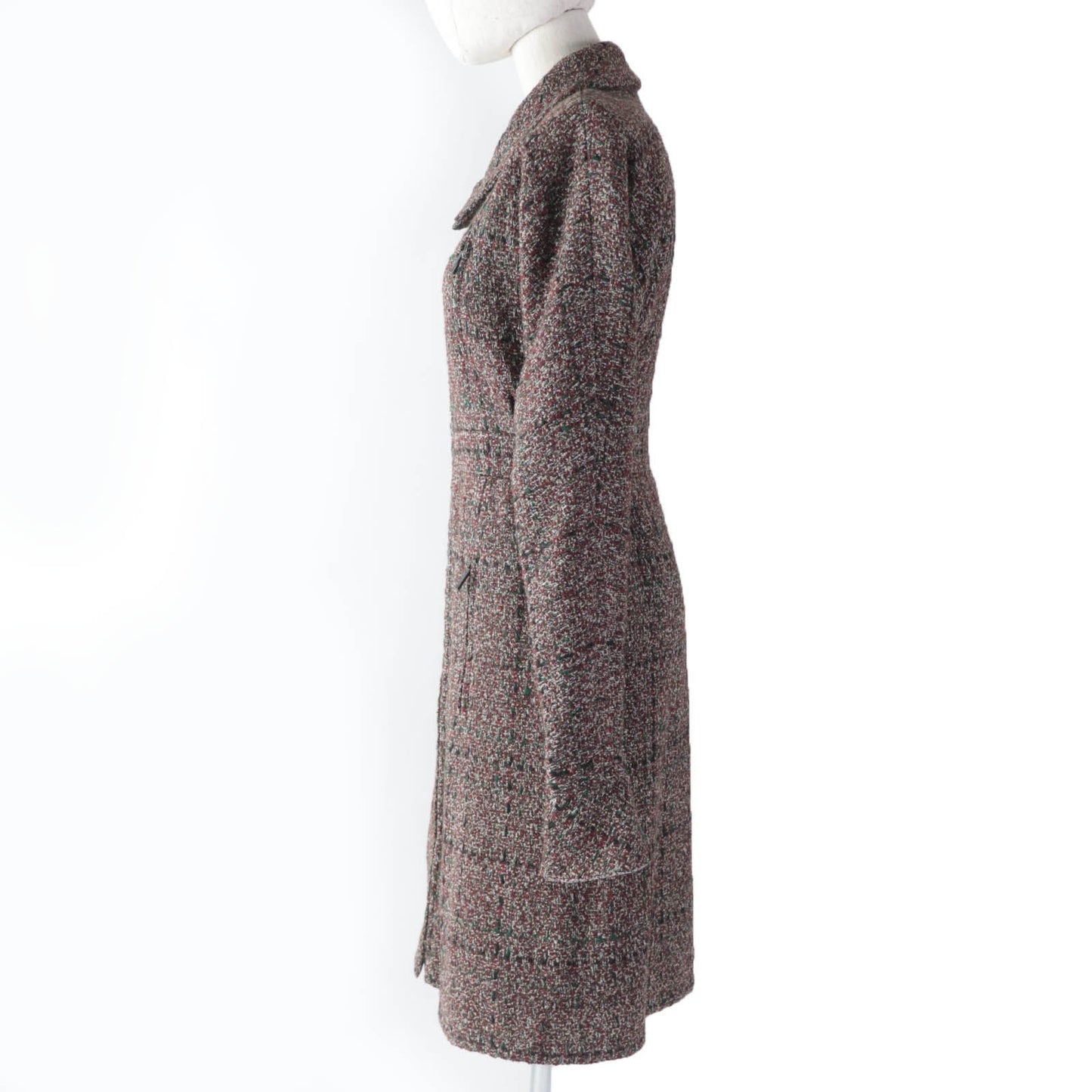 CHANEL A line coat P49823 wool multicolor 34