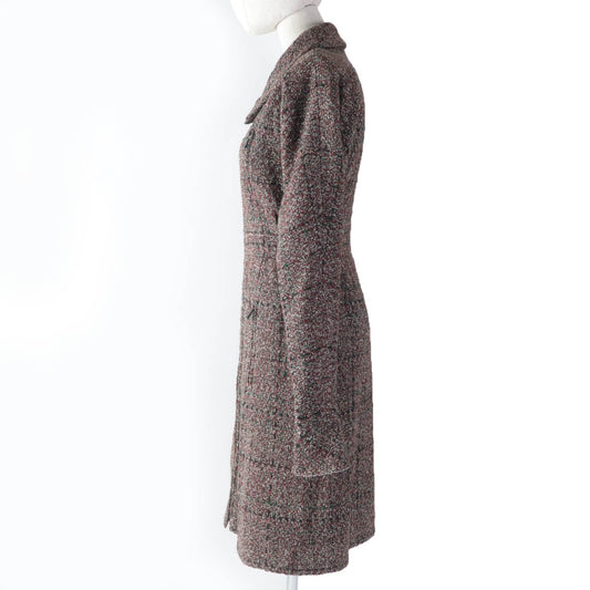 CHANEL A line coat P49823 wool multicolor 34