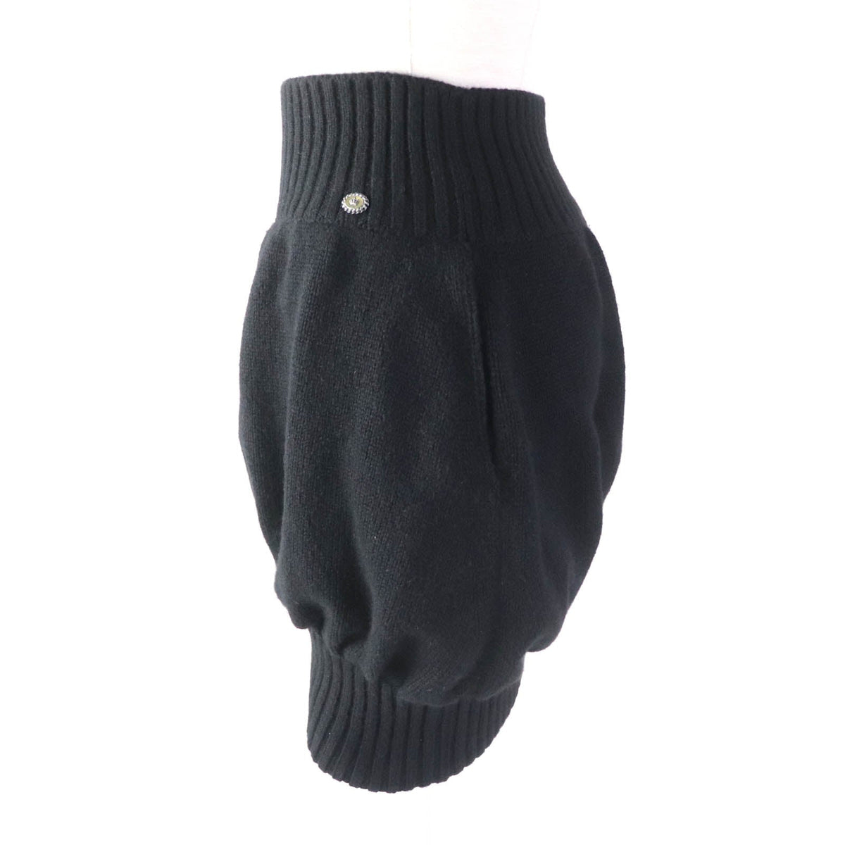 CHANEL skirt 08A P33485 cashmere black 36