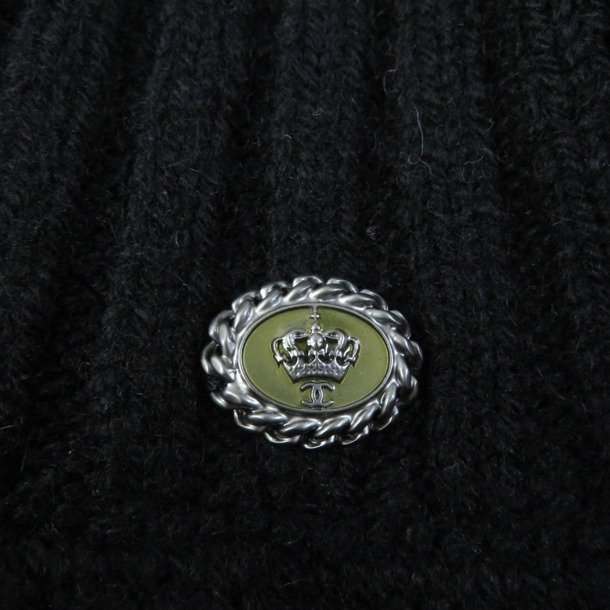 CHANEL skirt 08A P33485 cashmere black 36