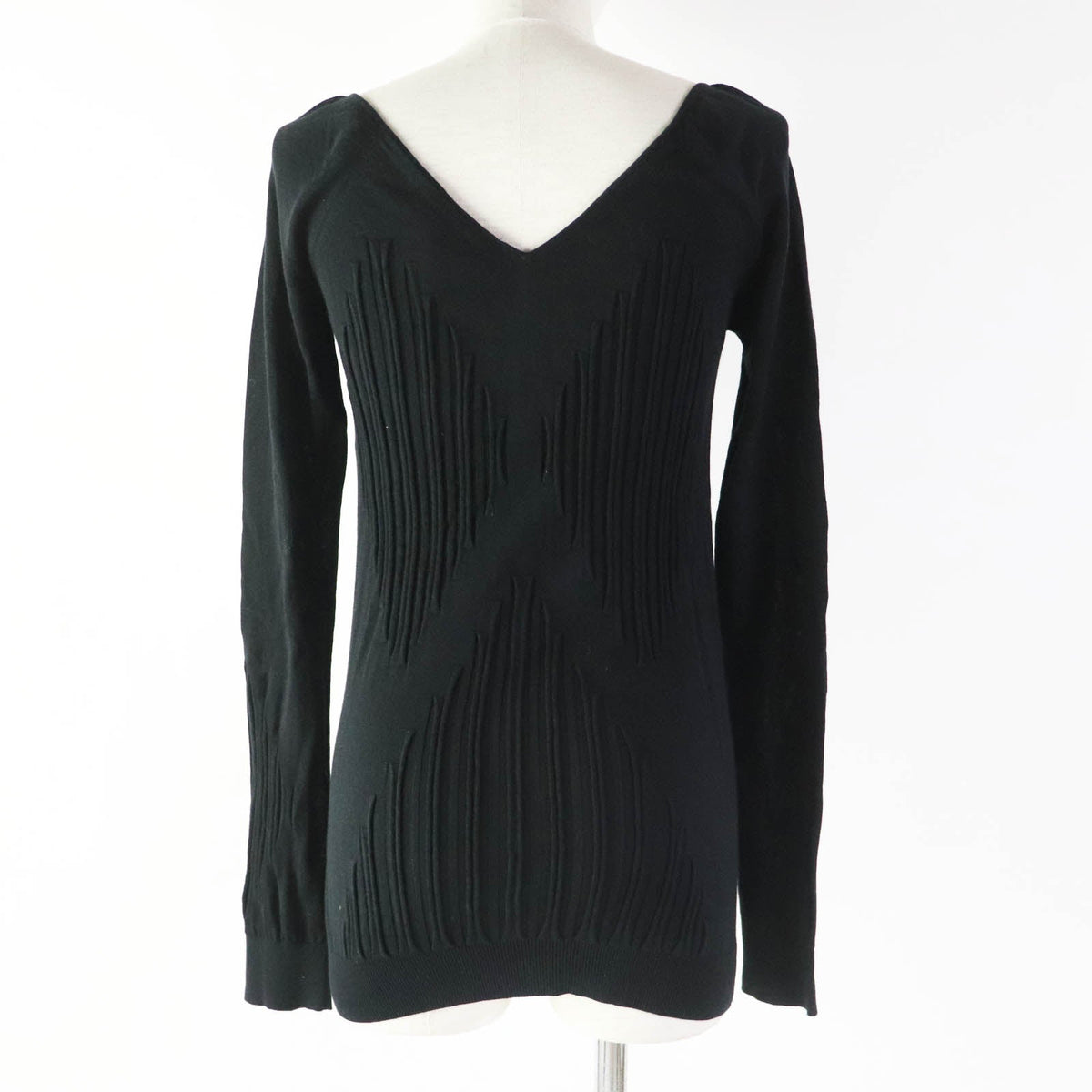 CHANEL knit P41369 cotton black 34