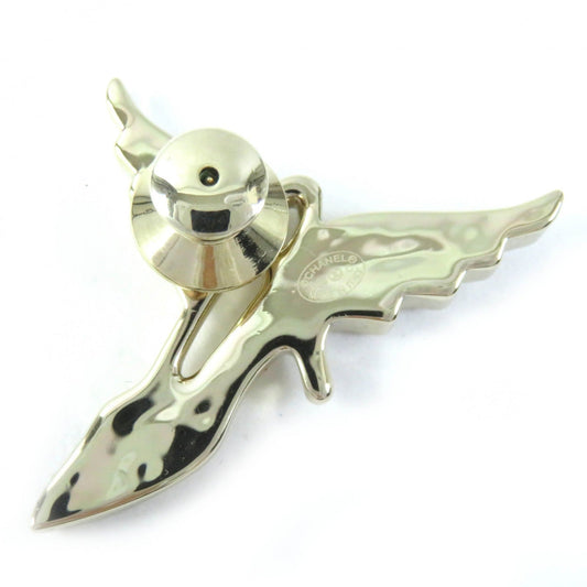 CHANEL Brooch B23C Gold Plated Gold black COCO Mark Pin Brooch