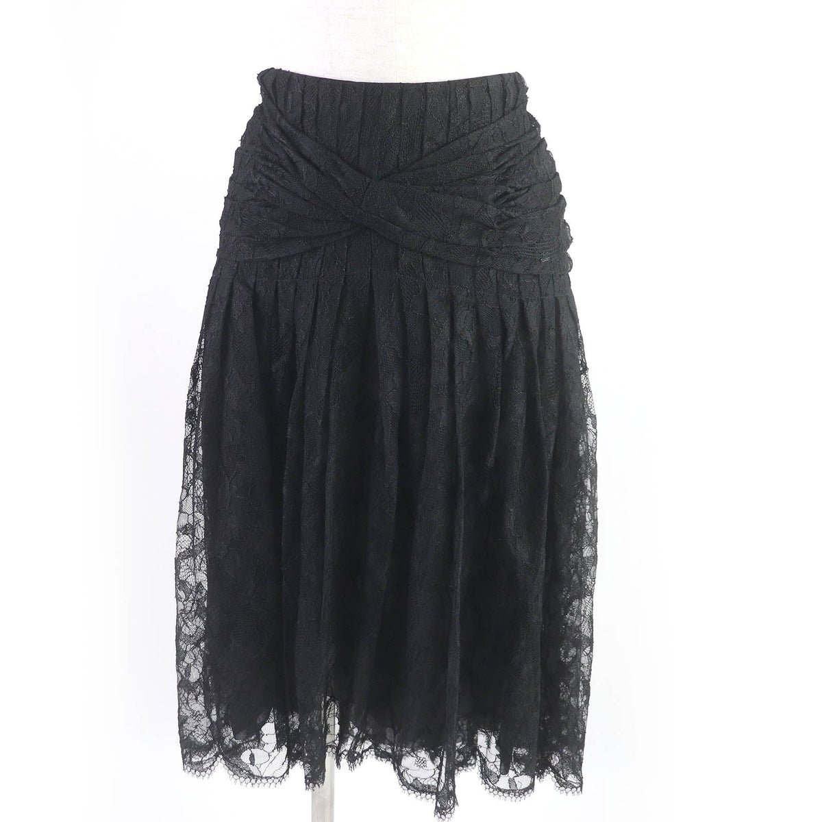 CHANEL skirt 05A P27165 Rayon black 40