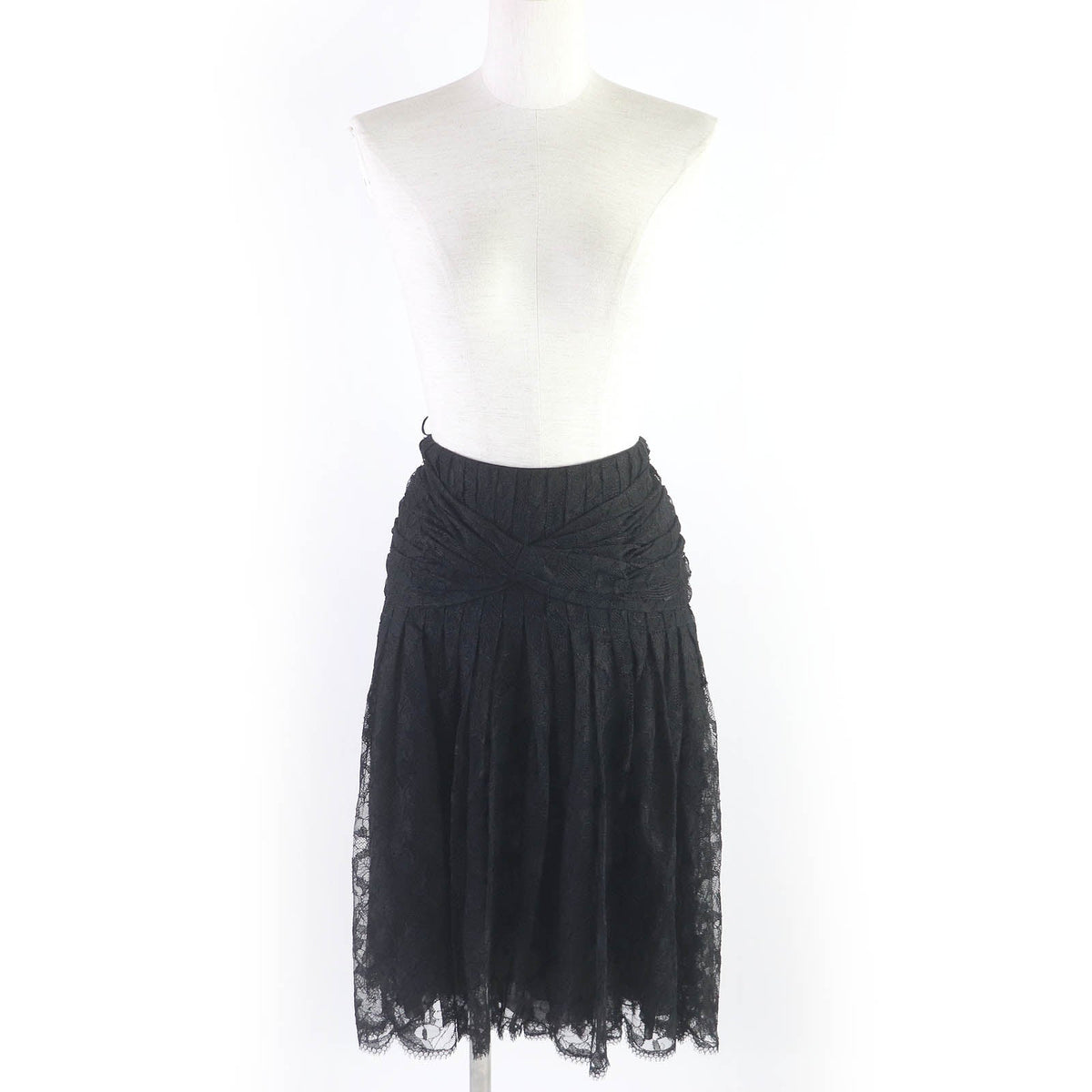 CHANEL skirt 05A P27165 Rayon black 40