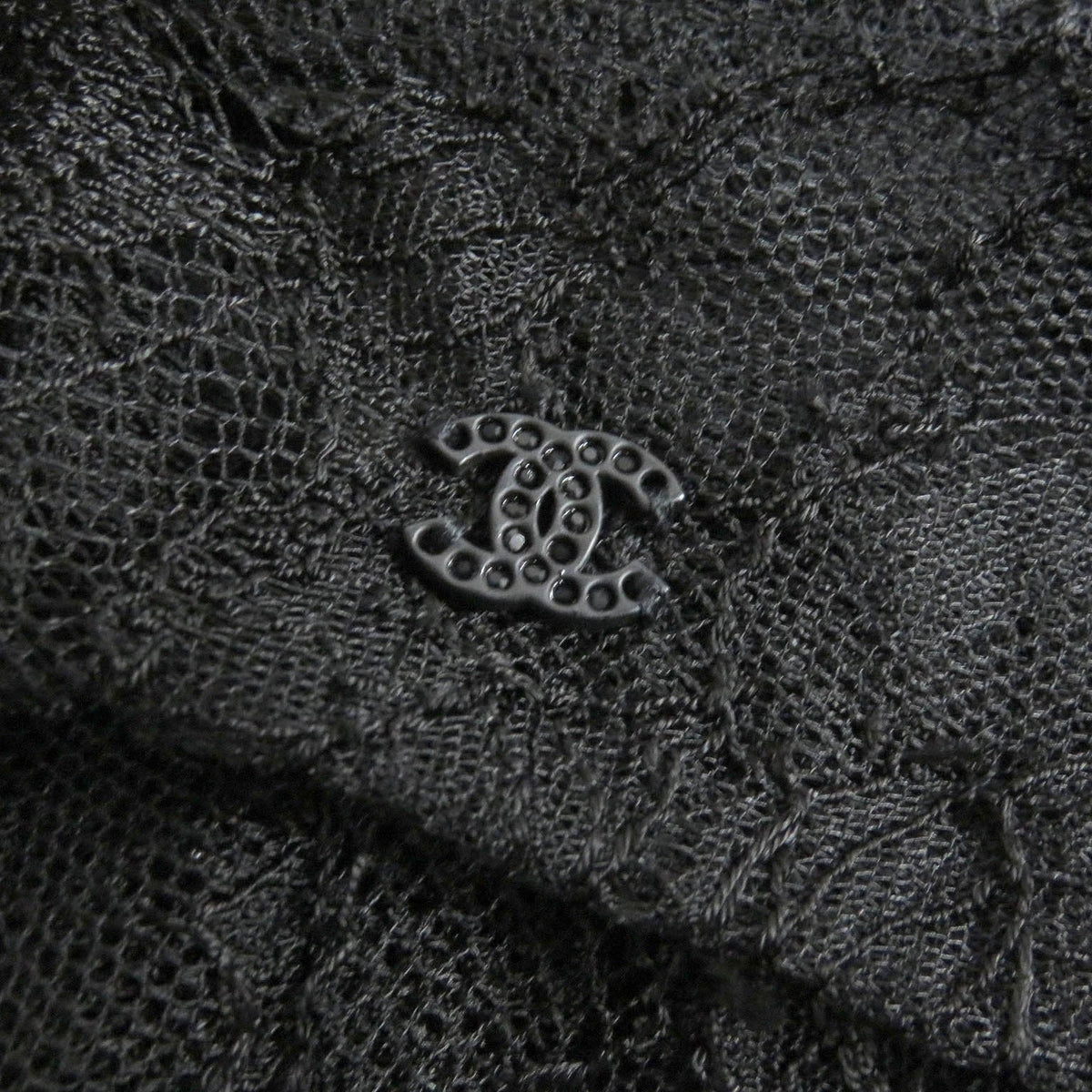 CHANEL skirt 05A P27165 Rayon black 40