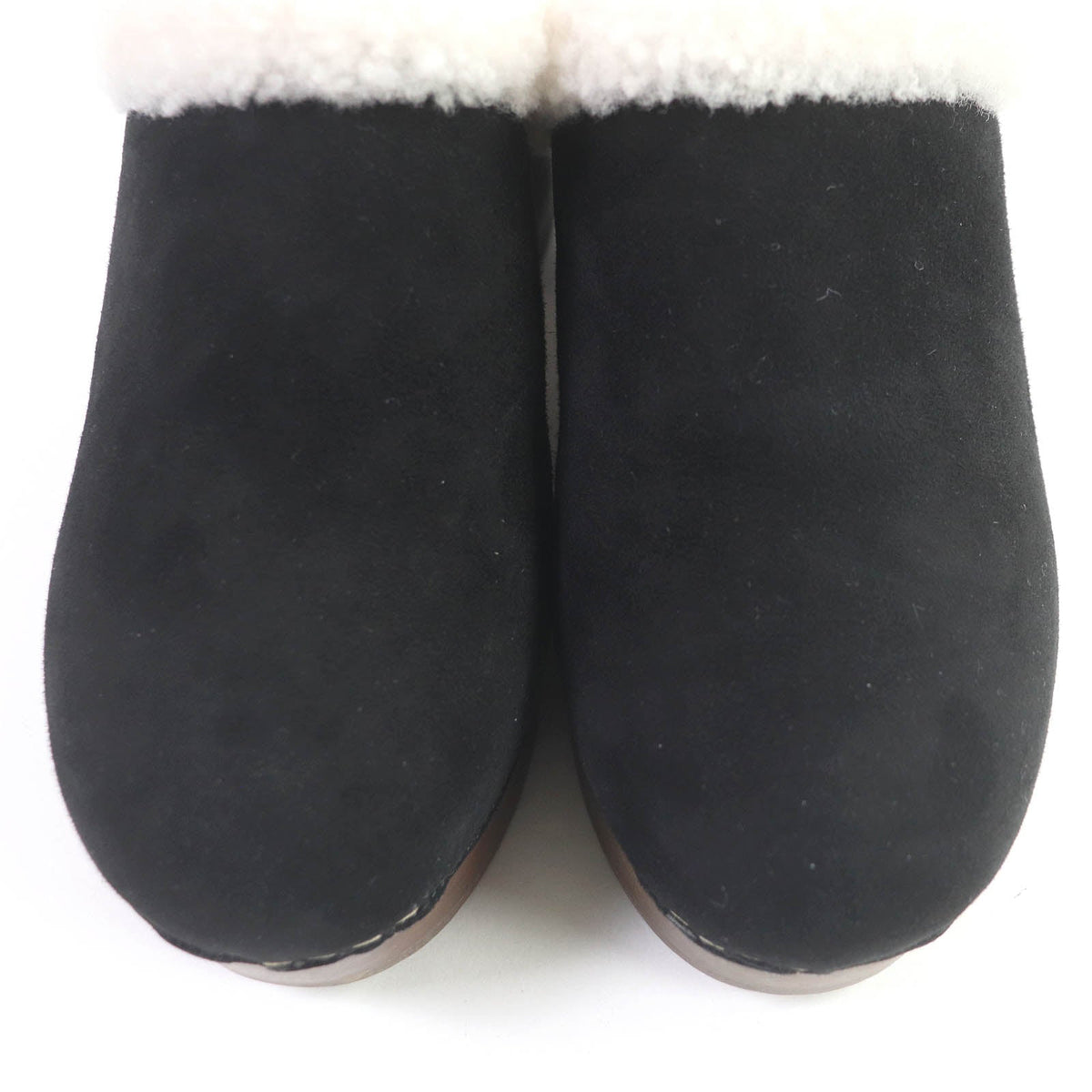 CHANEL Sandals G35368 Suede leather black 36C