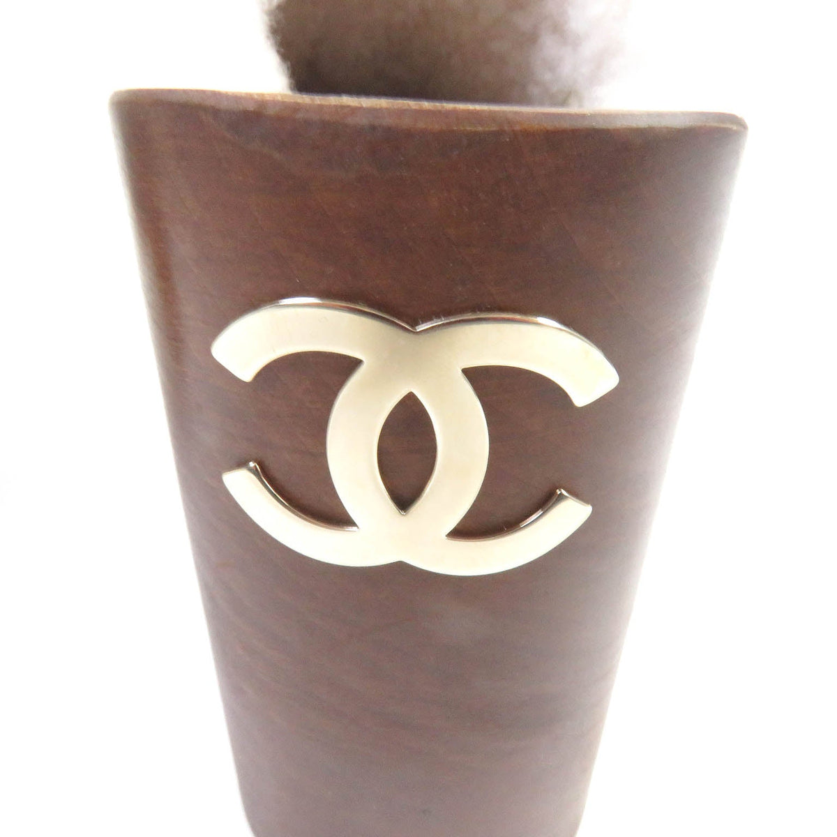 CHANEL Sandals G35368 Suede leather black 36C