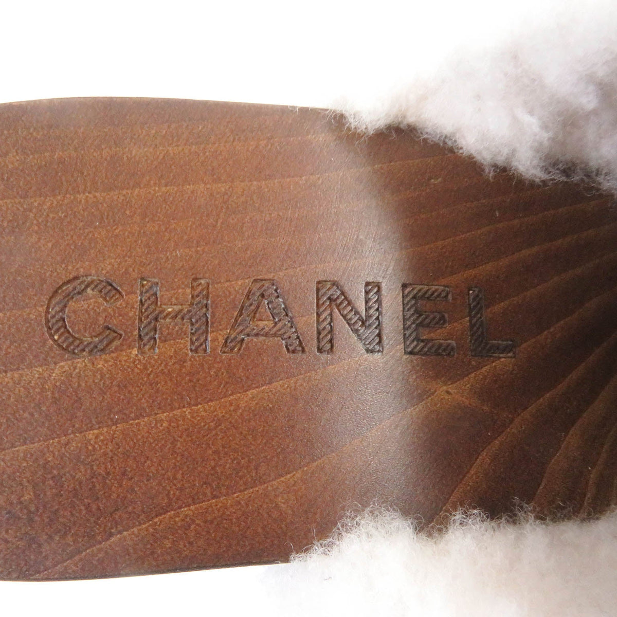 CHANEL Sandals G35368 Suede leather black 36C