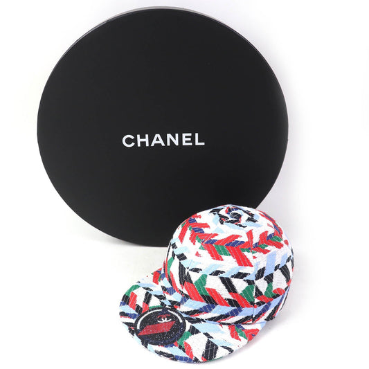 CHANEL cap 16S polyamide (nylon) multicolor Airline