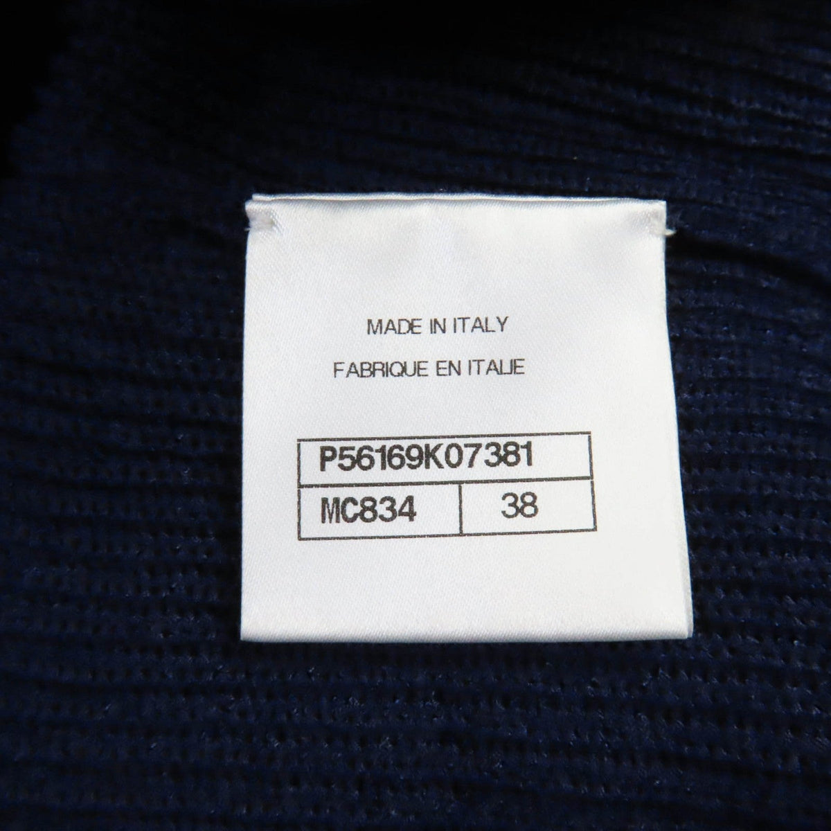 CHANEL one piece P56169 paper Navy Ivory 38