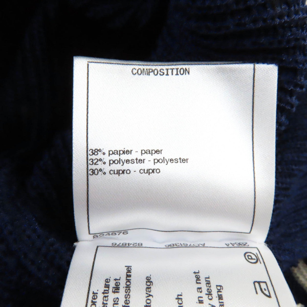 CHANEL one piece P56169 paper Navy Ivory 38