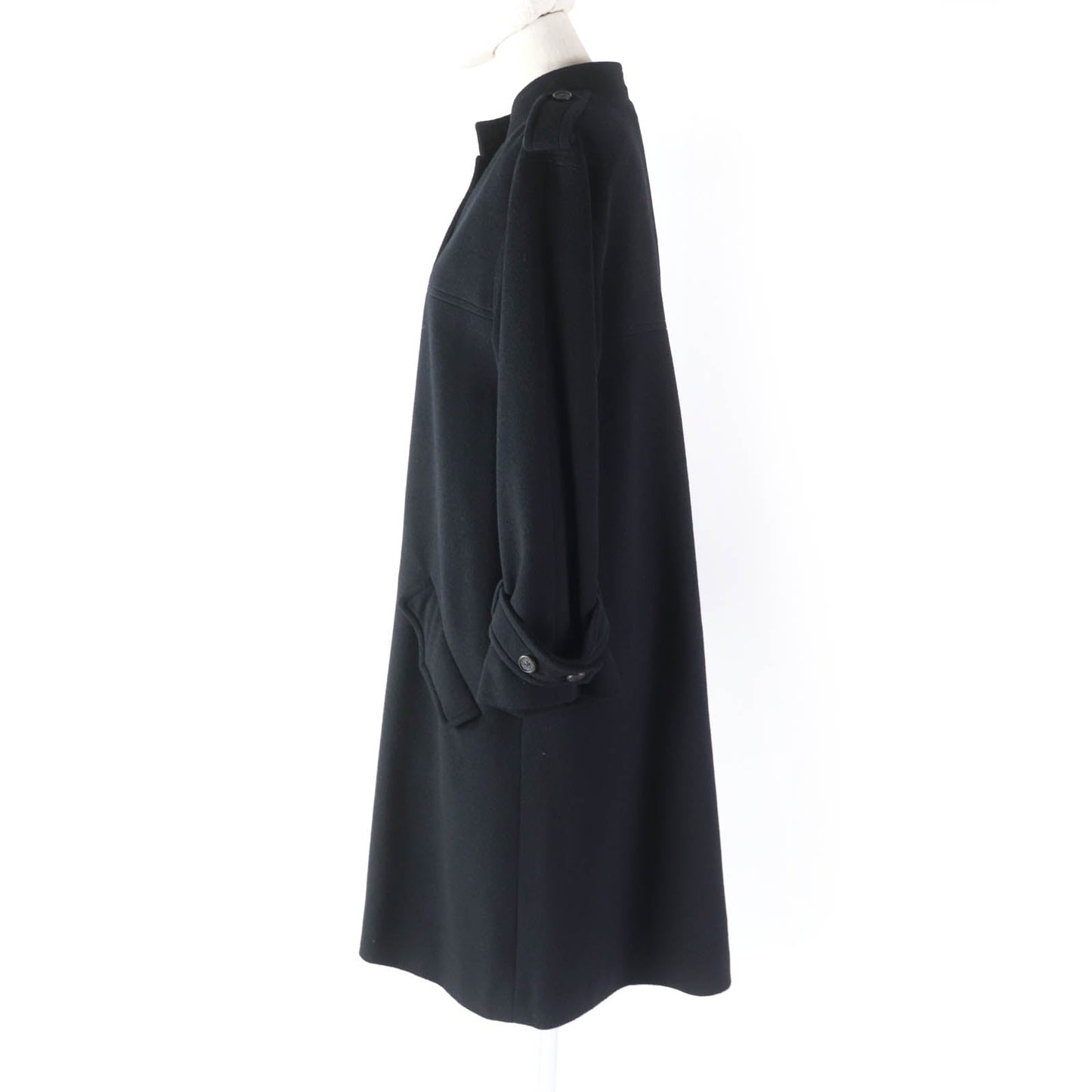 CHANEL coat 05A P26790 cashmere black 36