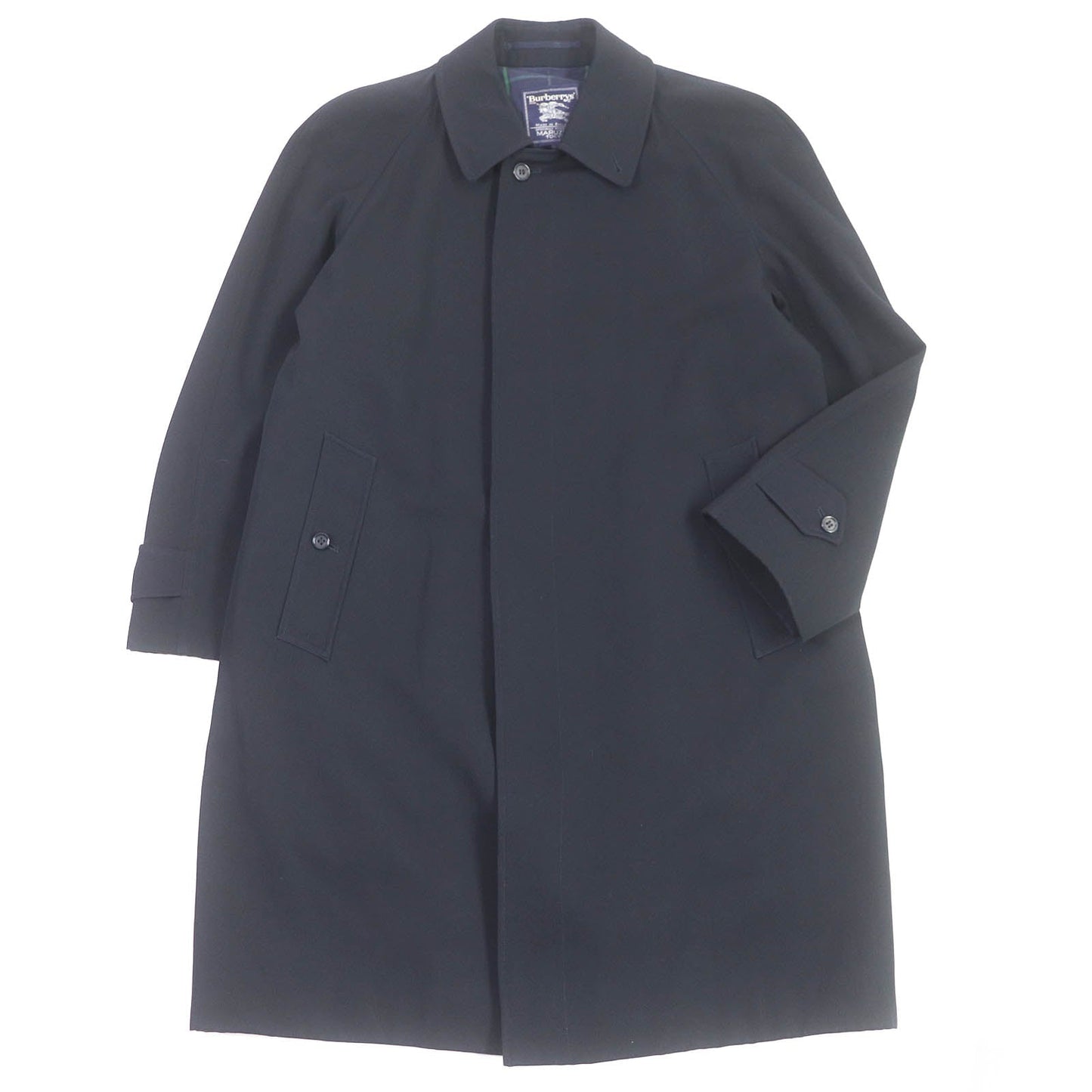 Burberry Vintage Wool Check Pattern Coat