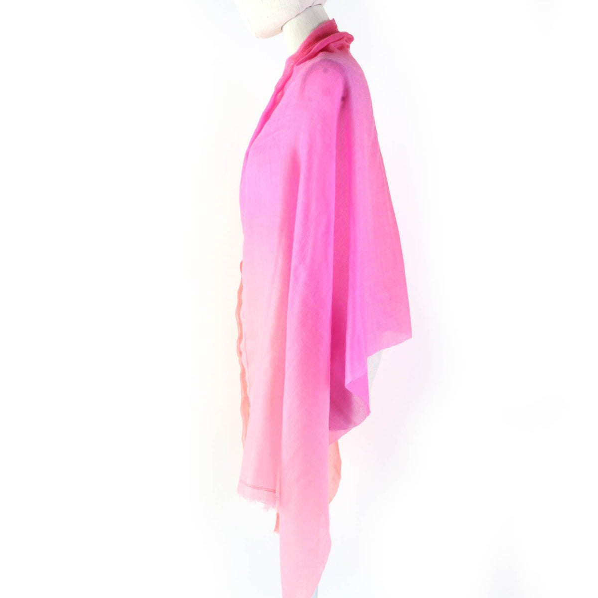 CHANEL shawl cashmere Pink type