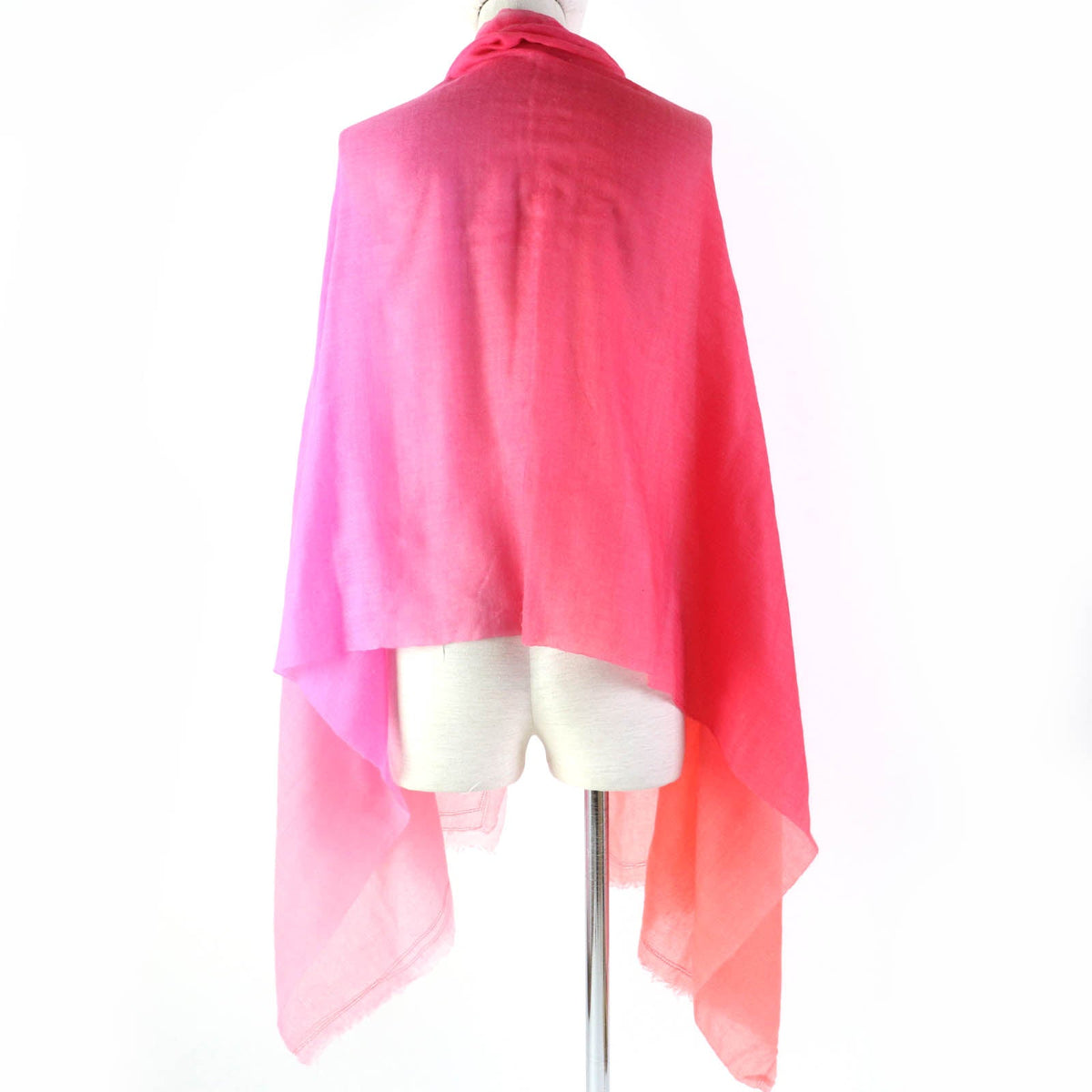 CHANEL shawl cashmere Pink type