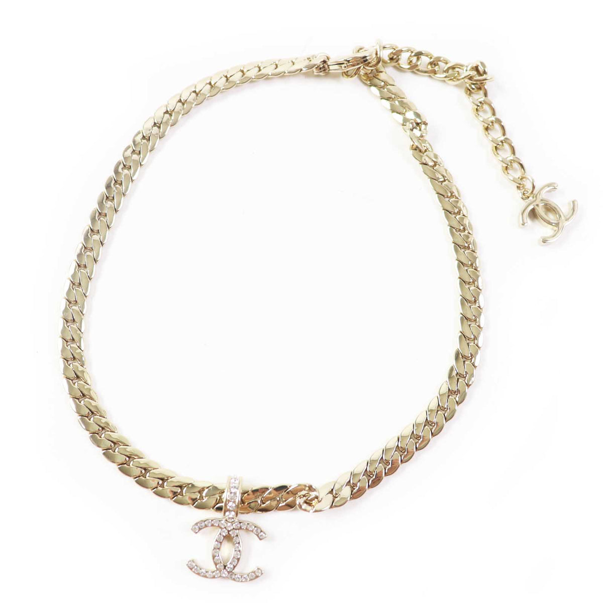 CHANEL Necklace ABD019 B24P metal gold