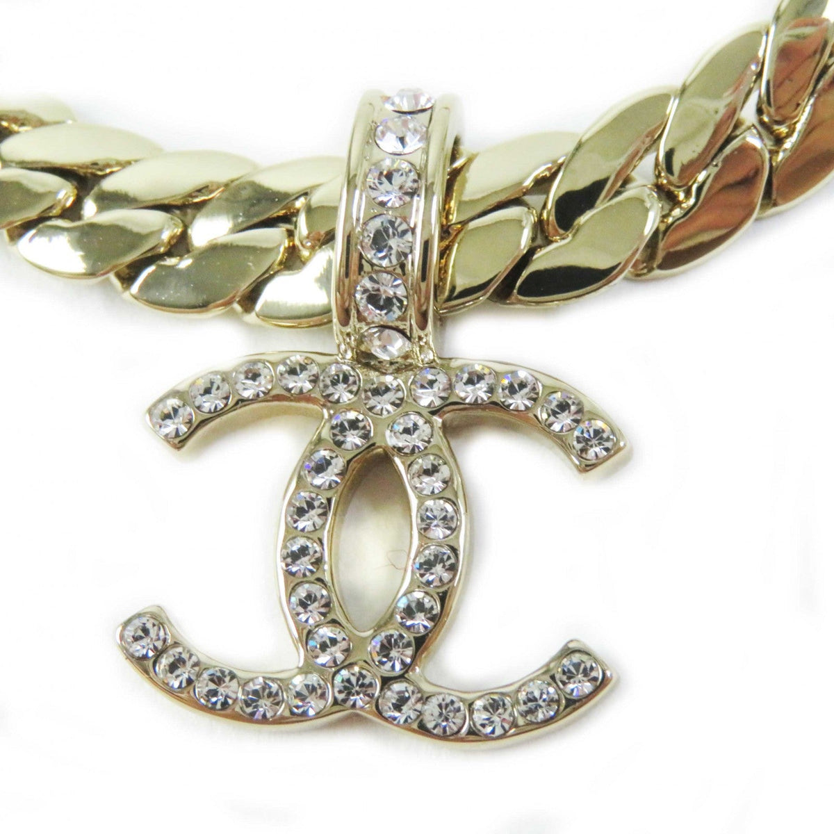 CHANEL Necklace ABD019 B24P metal gold