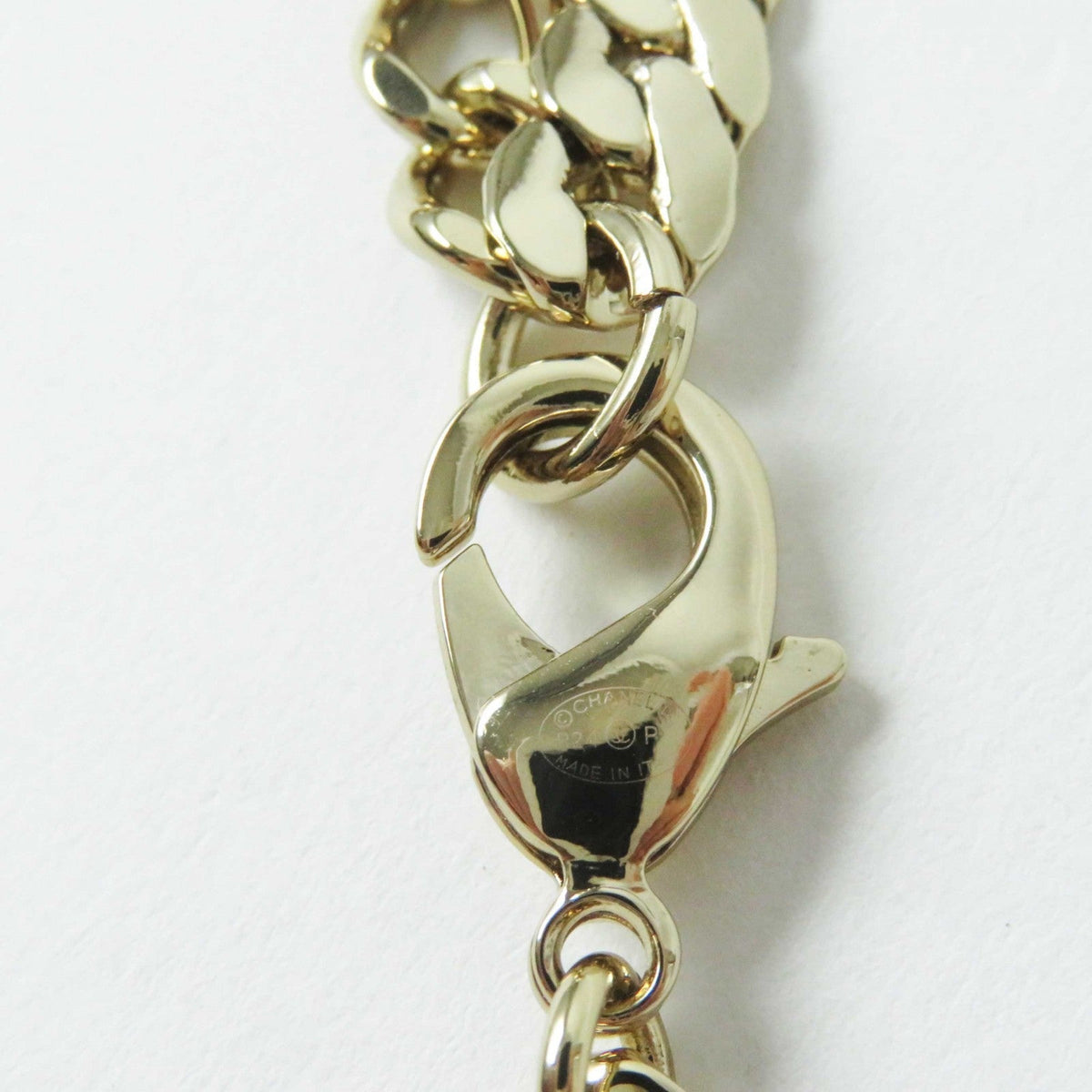 CHANEL Necklace ABD019 B24P metal gold