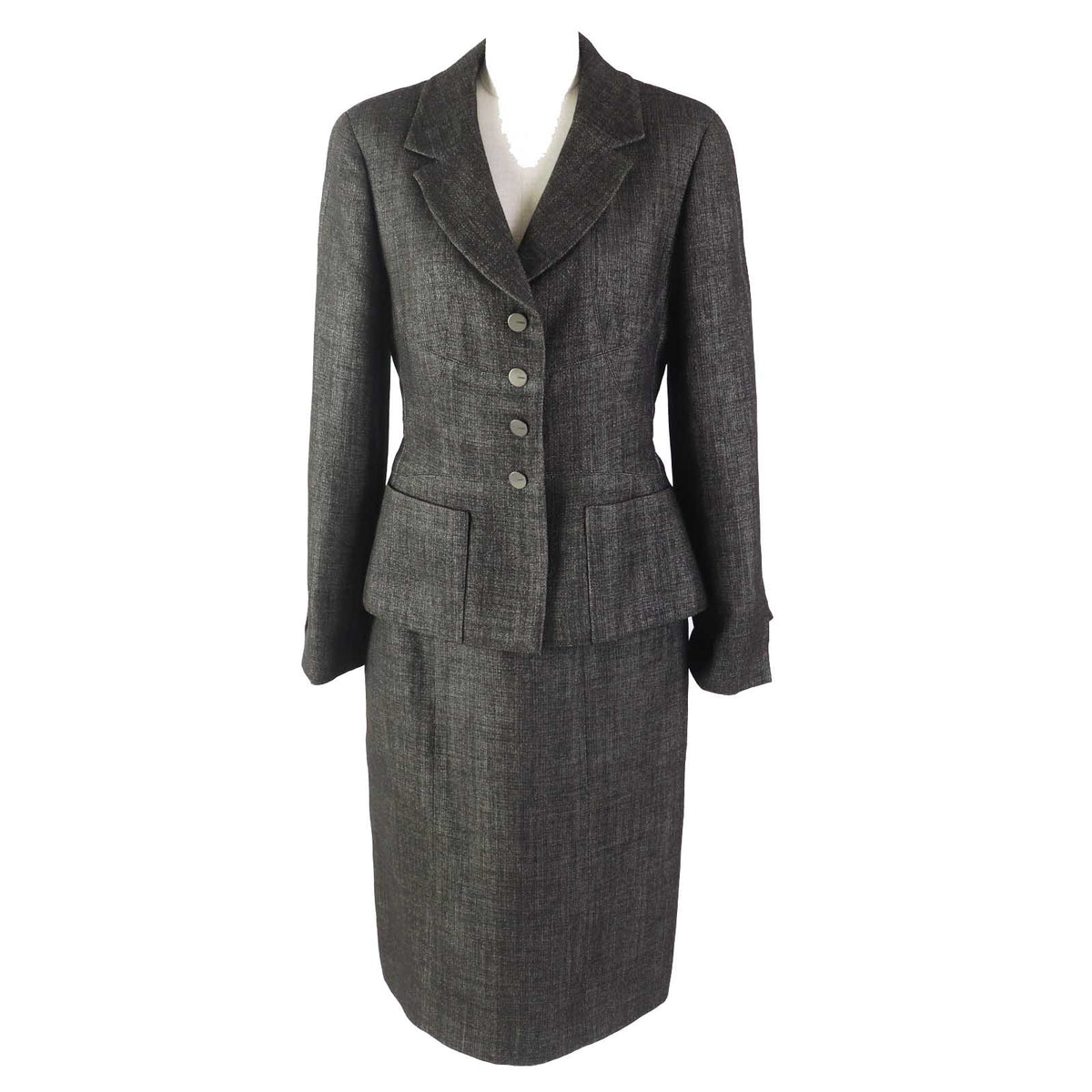 CHANEL setup 99A P14339 wool Dark brown type
