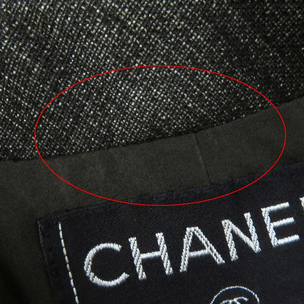 CHANEL setup 99A P14339 wool Dark brown type