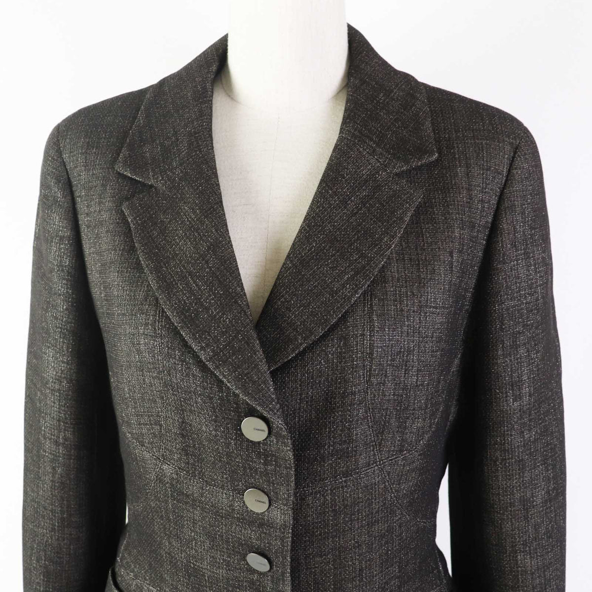 CHANEL setup 99A P14339 wool Dark brown type