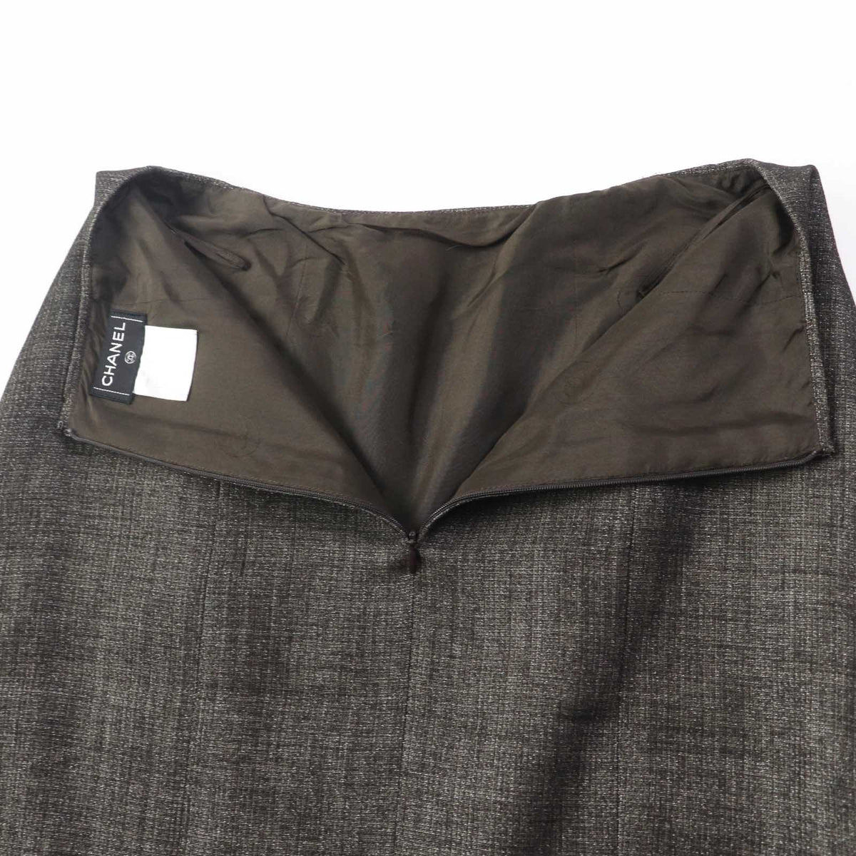 CHANEL setup 99A P14339 wool Dark brown type