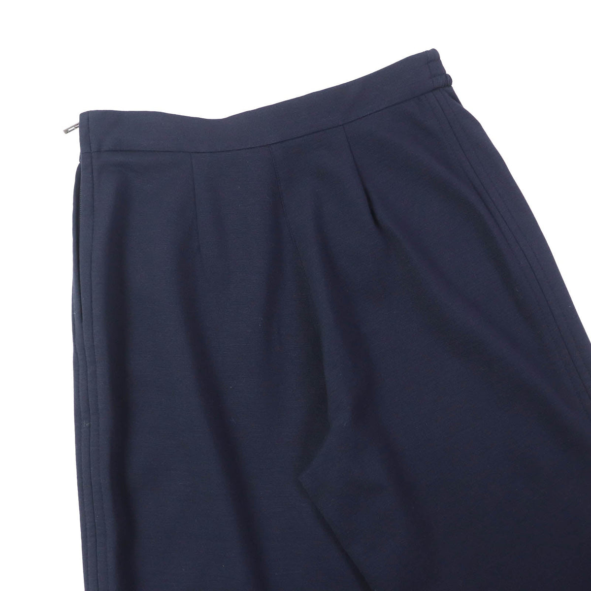 CHANEL Pants P43060 V31604 Rayon Navy 40