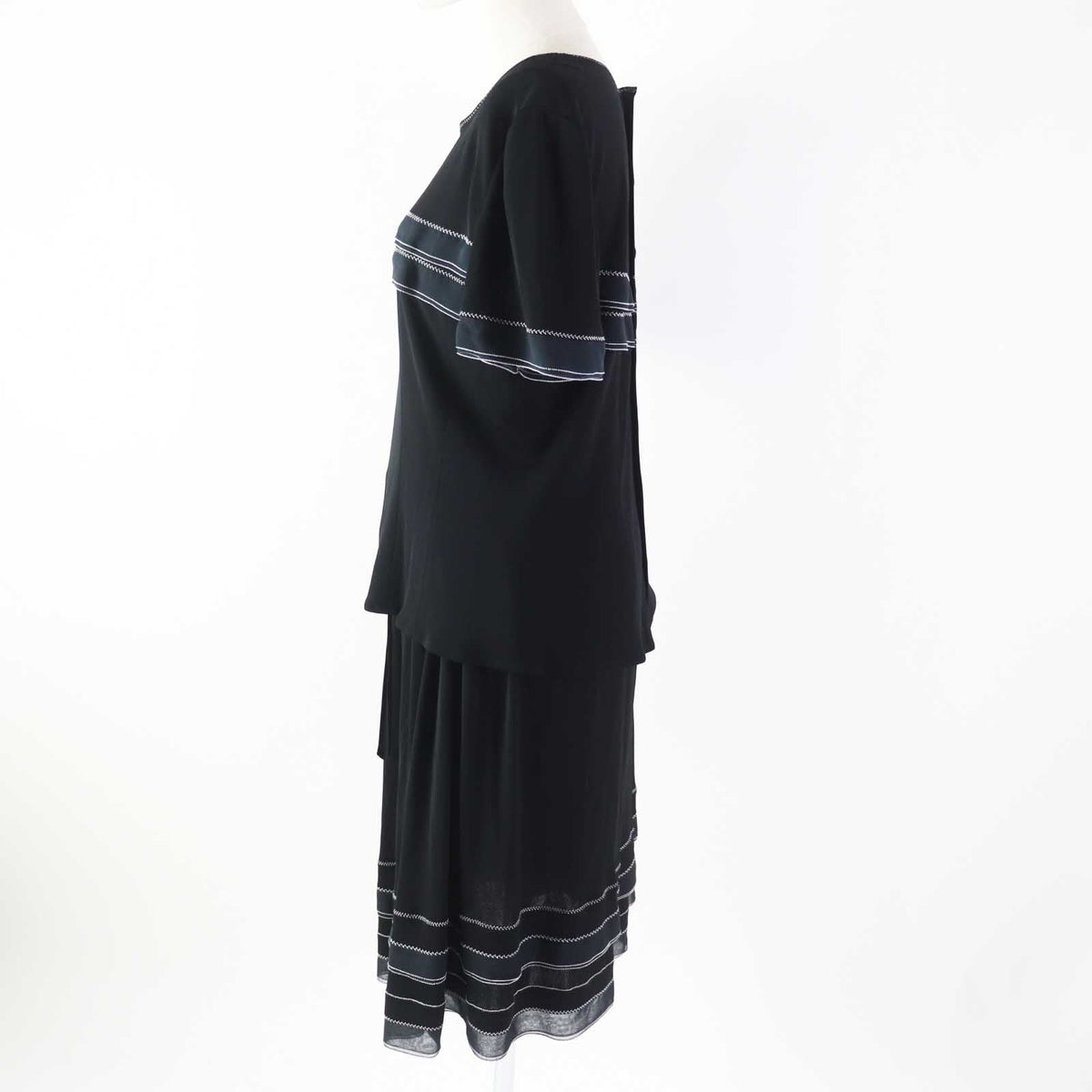 CHANEL setup 02P P19048 P19038 Rayon black