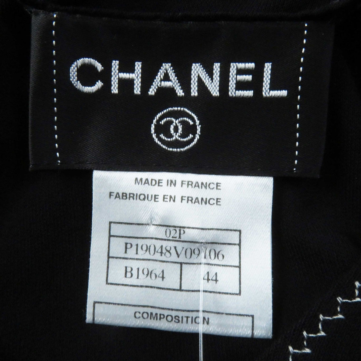 CHANEL setup 02P P19048 P19038 Rayon black