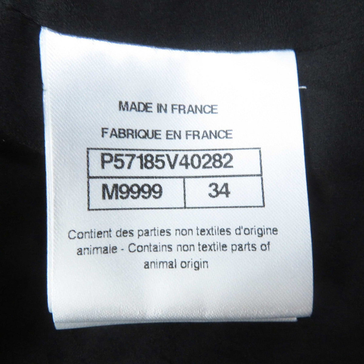 CHANEL Other outerwear P57185 Nylon Black White Tweed jacket 34