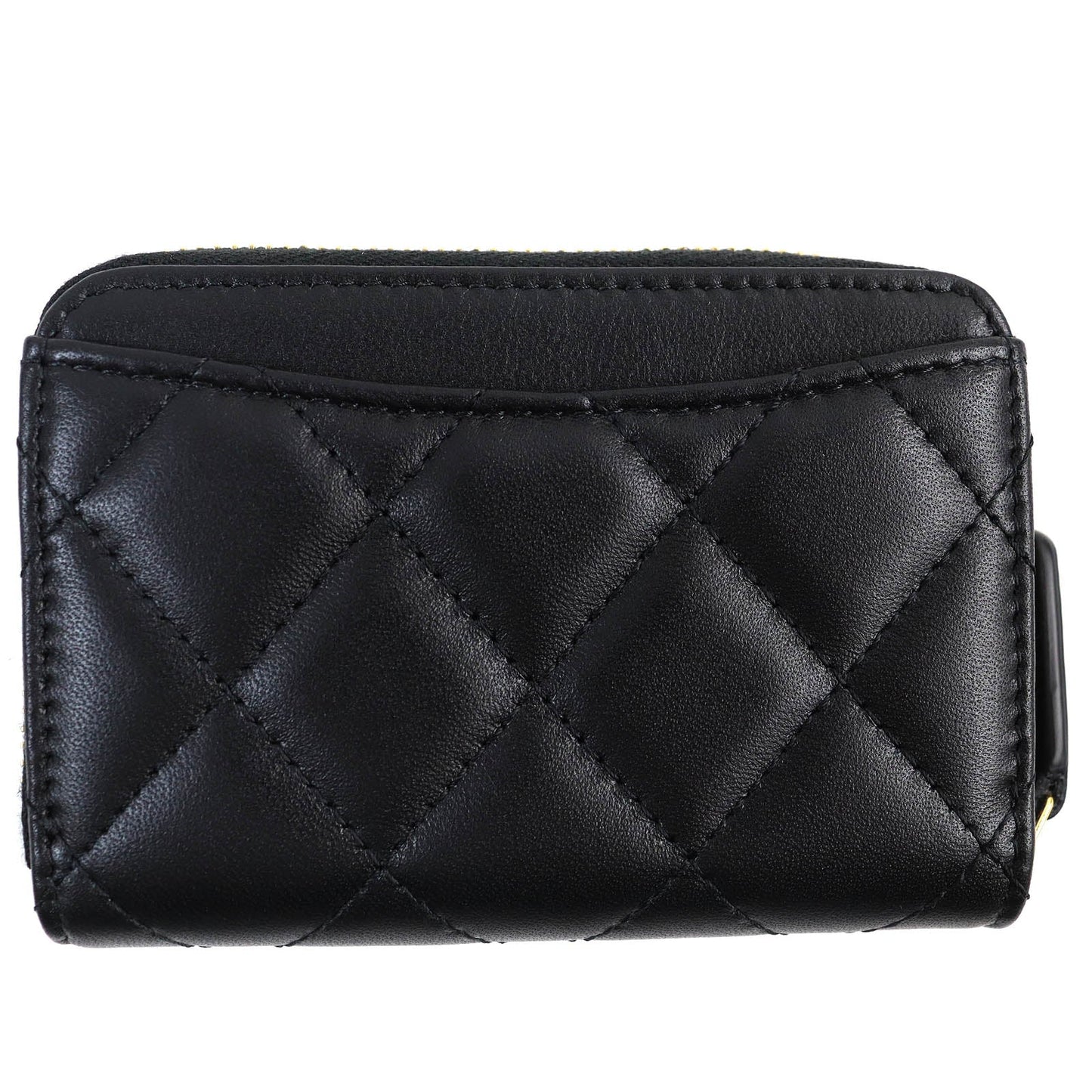 CHANEL Coin case AP0216 leather black Classic zip coin purse