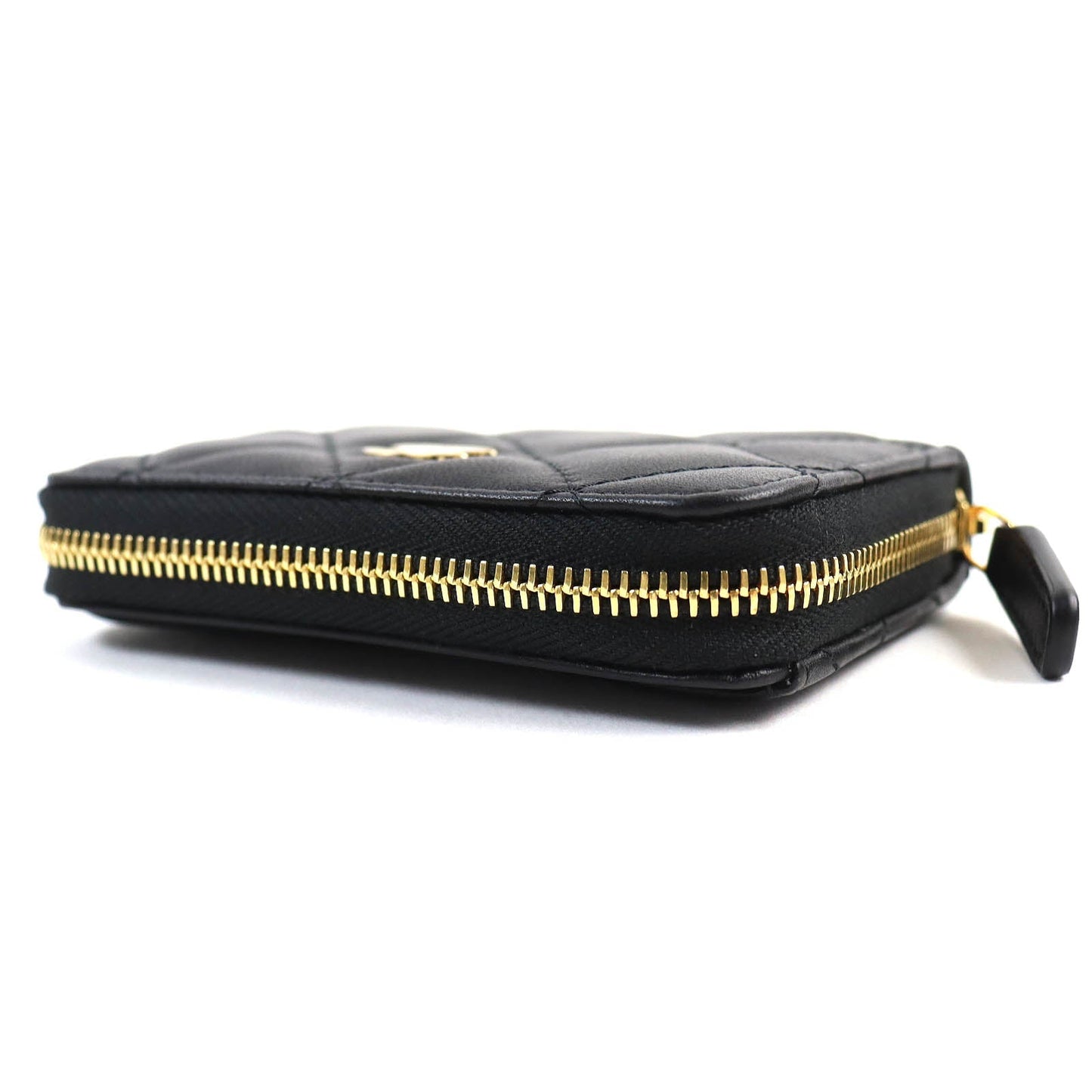 CHANEL Coin case AP0216 leather black Classic zip coin purse