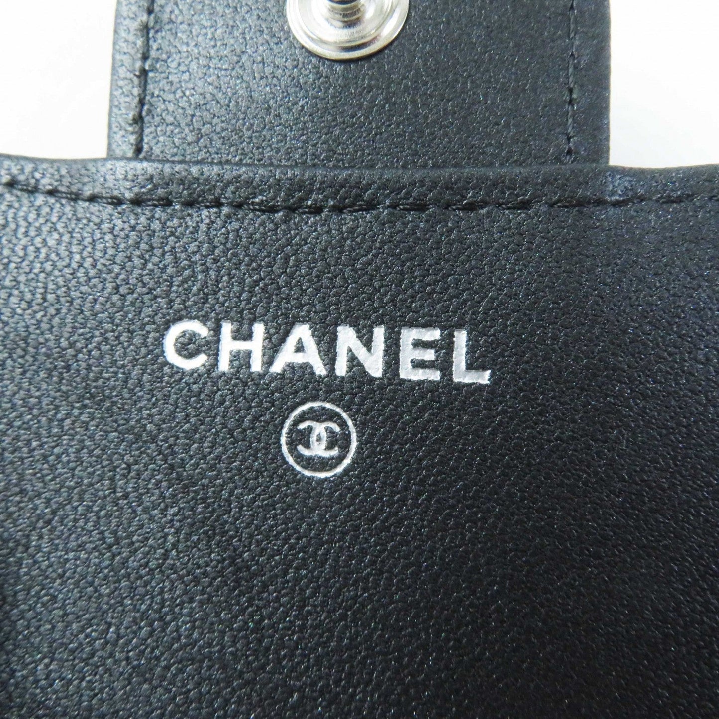 CHANEL Tri-fold wallet AP0231 leather black Timeless Classic Small Flap Wallet