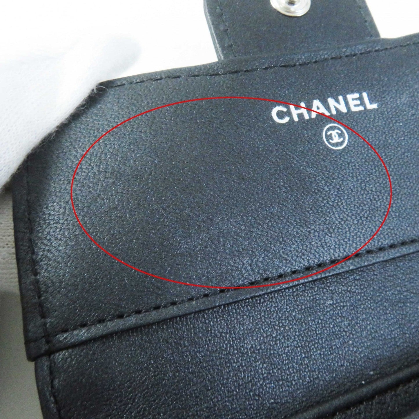 CHANEL Tri-fold wallet AP0231 leather black Timeless Classic Small Flap Wallet