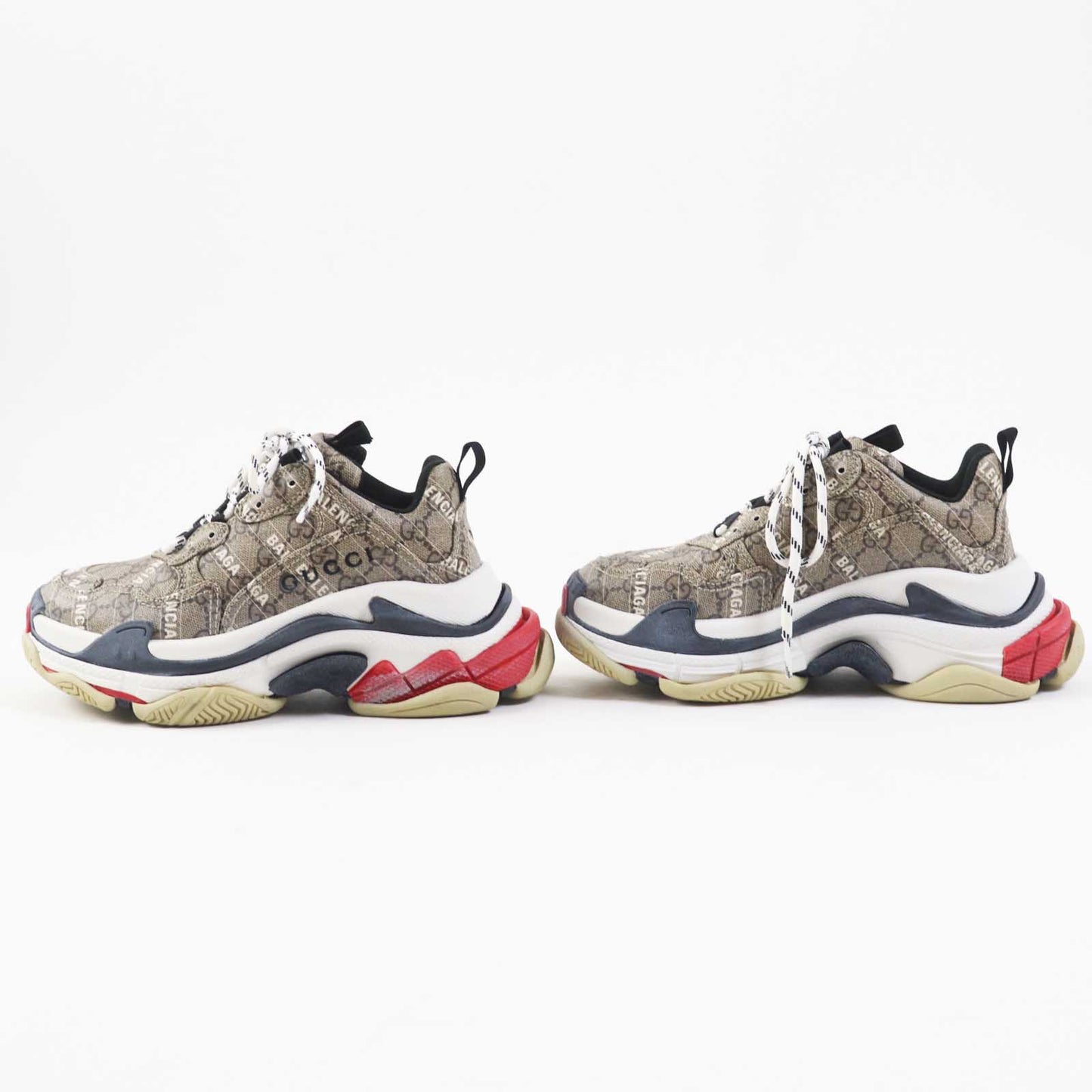 Gucci x Luxury Balenciaga  Triple S Sneakers